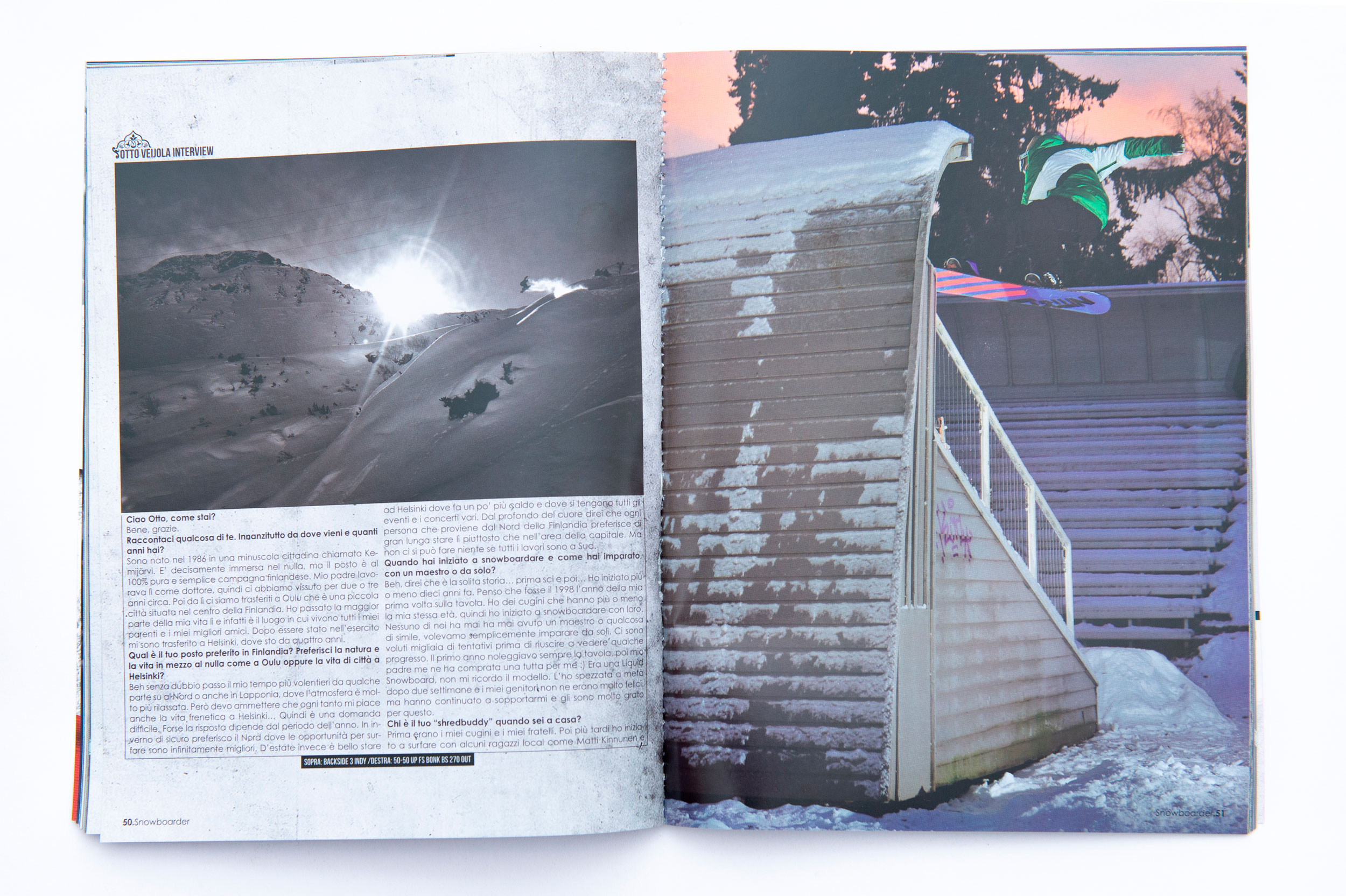Otto Veijola, Editorial, Snowboardermagazin, Willi Nothers, Referenz 