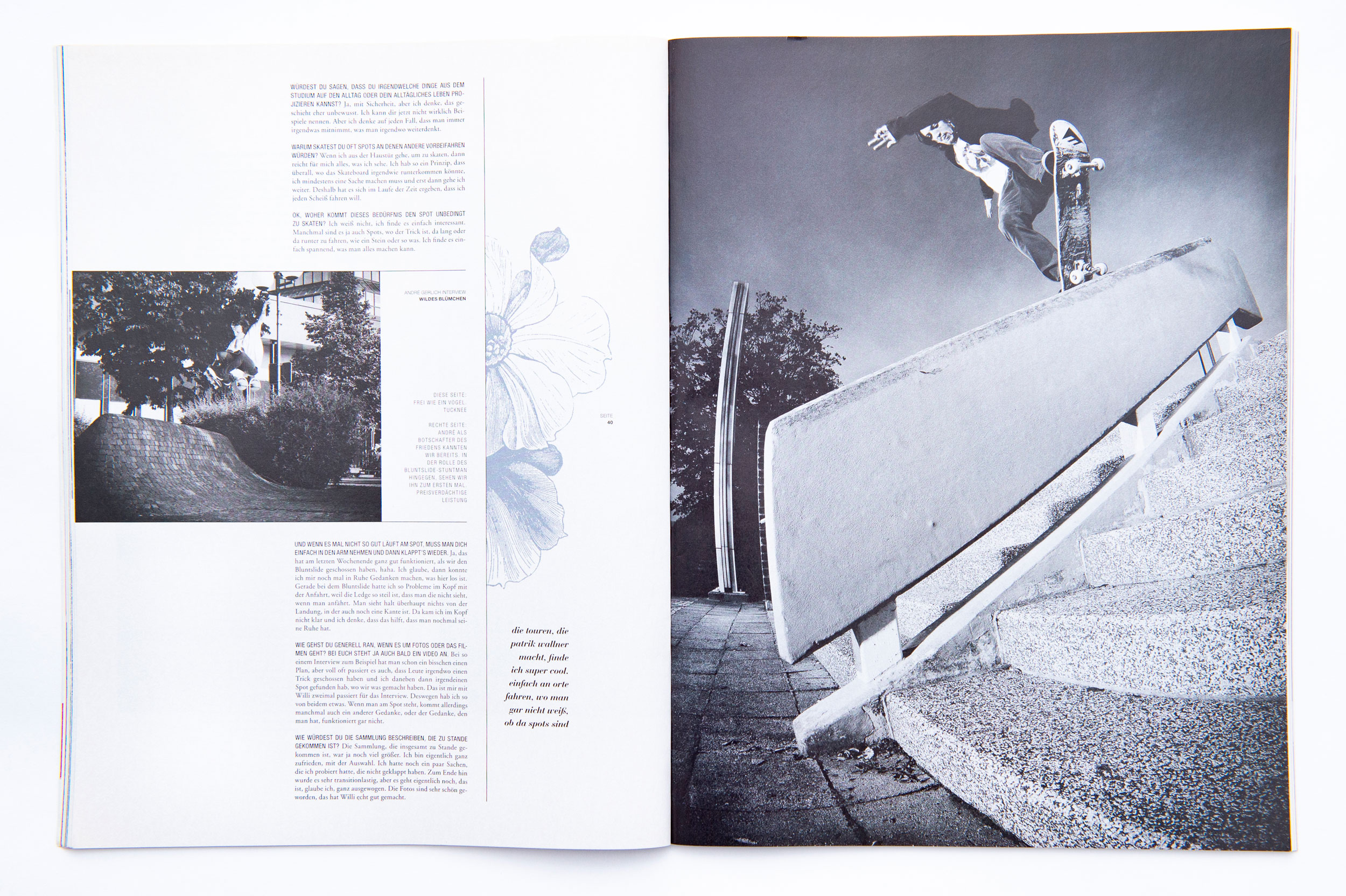 Andre Gerlich, Interview, Monster Skateboard Magazin, Referenz
