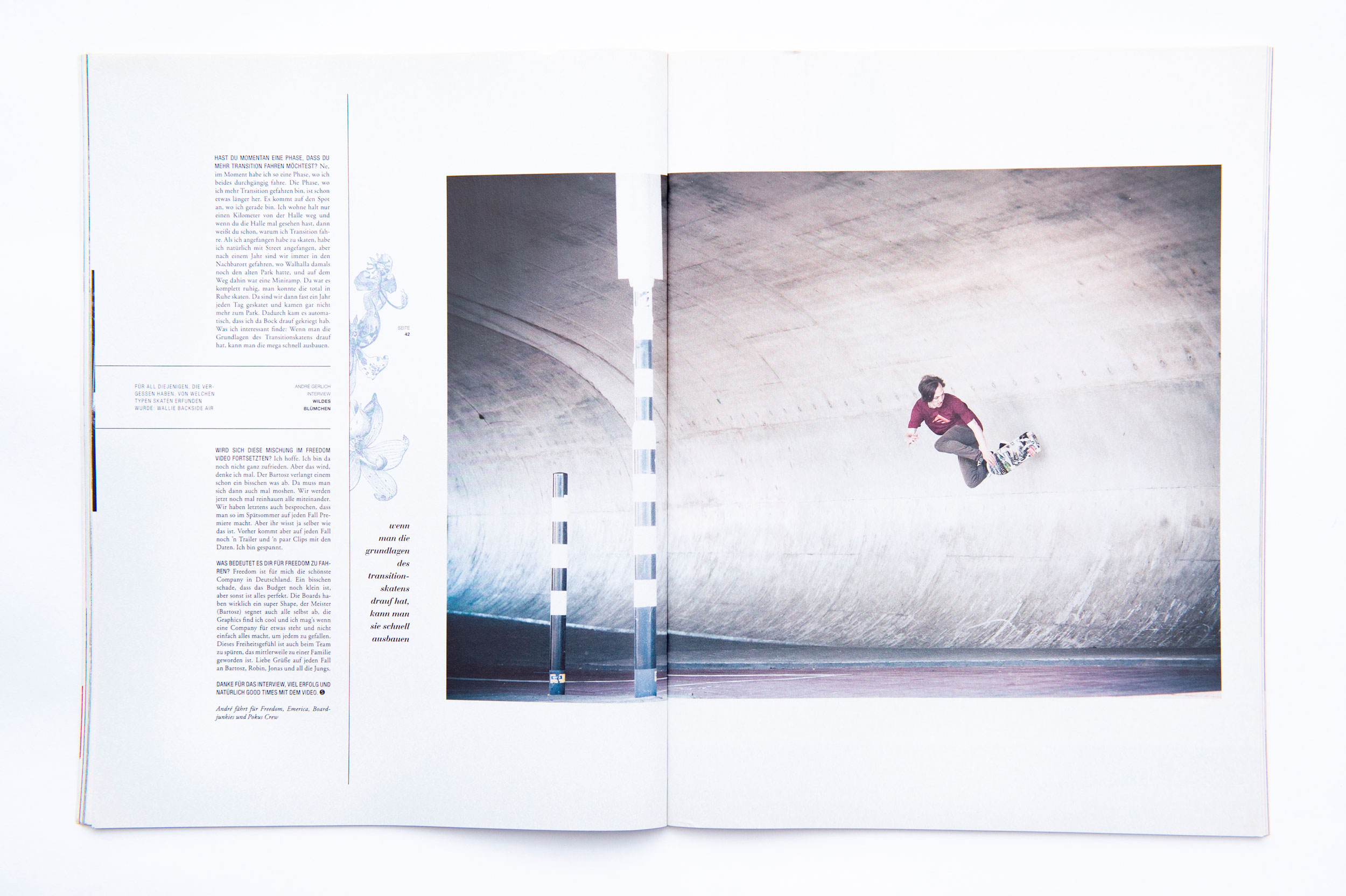 Andre Gerlich, Interview, Monster Skateboard Magazin, Referenz,