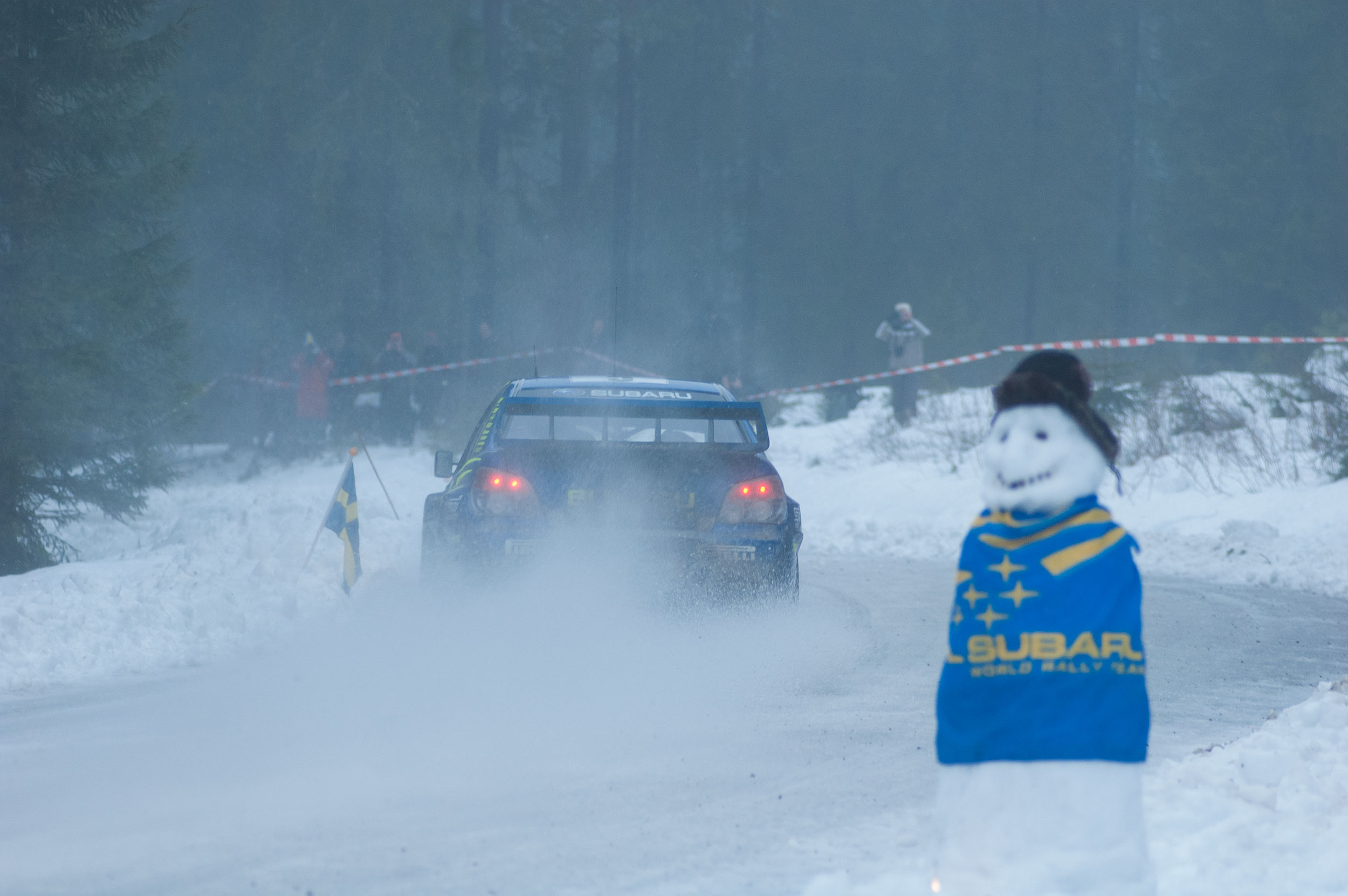 WRC, Rally Schweden, Subaru WRC, Impreza, Fotoreportage, Willi Nothers