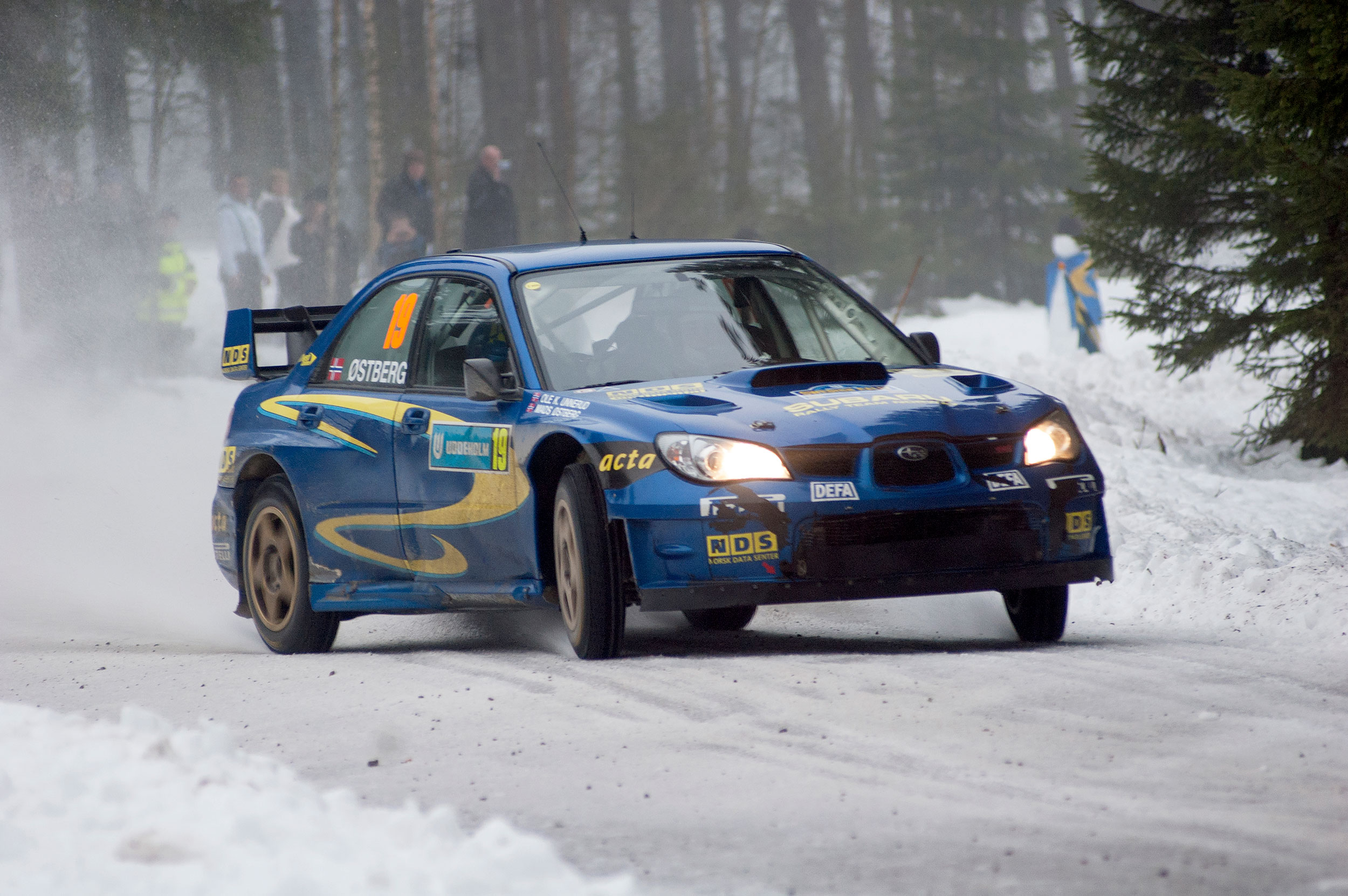 WRC, Rally Schweden, Subaru WRC, Ostberg, Fotoreportage, Willi Nothers